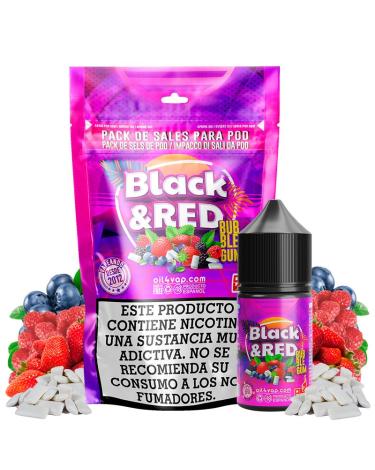 Pack de Sales BLACK & RED 30 ml + NikoVaps - Oil4Vap Sales