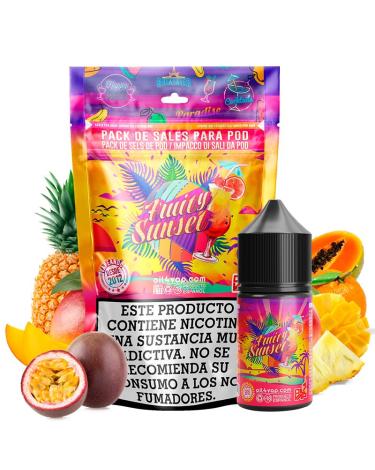 Pack de Sales FRUITY SUNSET 30 ml + NikoVaps - Oil4Vap Sales