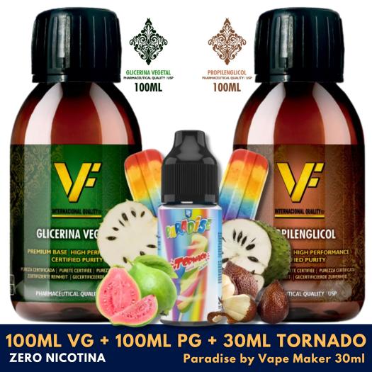 Pack DIY - Aroma Tornado 30ml + 100ml VG + 100ml PG VapFip