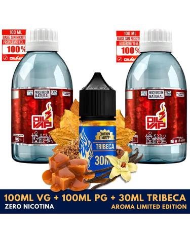 Pack DIY - Aroma Tribeca Halo 30ml + 100ml VG + 100ml PG OIl4Vap