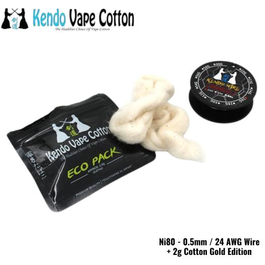 Pack Kendo 【 Wire + Cotton 】 Kendo Vape Cotton