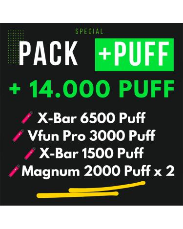 Pack Pods Desechables +14000 Puff