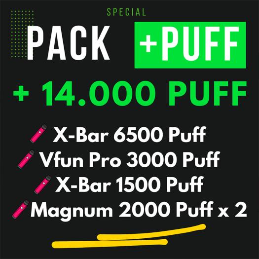 Pack Pods Desechables +14000 Puff