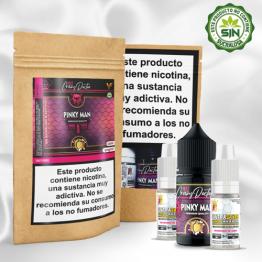 PACK SALES AROMA A BATIDO DE FRESAS (PINKY MAN) - 22 ml - Líquido con SALES DE NICOTINA - Sales Rápidas Ultrasalts - Vap Fip