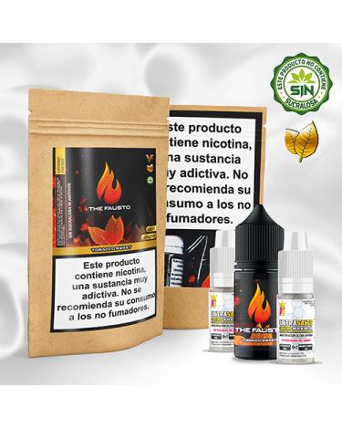 PACK SALES AROMA A TABACO RUBIO THE FAUSTO - 22 ml - Líquido con SALES DE NICOTINA - Sales Rápidas Ultrasalts - Vap Fip