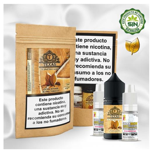 PACK SALES AROMA A TEXAS - 22 ml - Líquido con SALES DE NICOTINA - Sales Rápidas Ultrasalts - Vap Fip