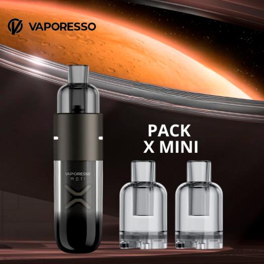 Pack X Mini Vaporesso + 2 Cartuchos