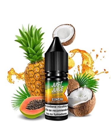 PAPAYA, PINEAPPLE & COCONUT 10 ml - Just Juice Iconic Fruit – Líquido con SALES DE NICOTINA