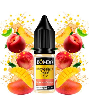 Peach and Mango 10ml - Wailani Juice Nic Salts by Bombo