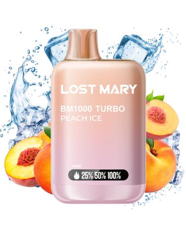 Peach Ice BM1000 Turbo Lost Mary by ElfBar 20mg