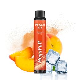 Peach Ice MegaPuff – 3000 PUFF – Desechable SIN NICOTINA