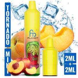 Peach Ice Mini Tornado 1200 (con 2 Pods 2ml 20mg) Fumot