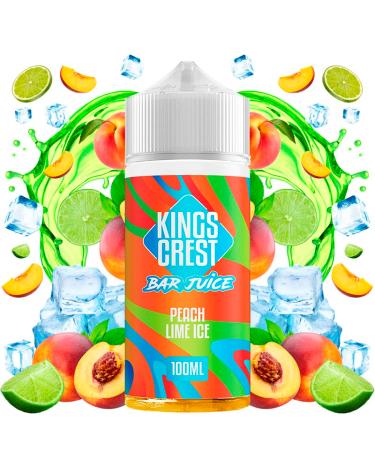 Peach Lime Ice 100ml + Nicokits - Kings Crest Bar Juice