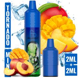Peach Mango Mini Tornado 1200 (con 2 Pods 2ml 20mg) Fumot