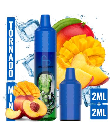 Peach Mango Mini Tornado 1200 (con 2 Pods 2ml 20mg) Fumot