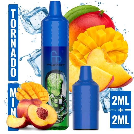 Peach Mango Mini Tornado 1200 (con 2 Pods 2ml 20mg) Fumot
