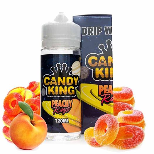 PEACHY RINGS – Candy King – 100 ml + 2 Nicokit gratis