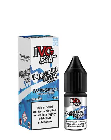 PEPPERMINT BREEZE I VG SALT 10 ml - 10 mg y 20 mg - Líquido con SALES DE NICOTINA