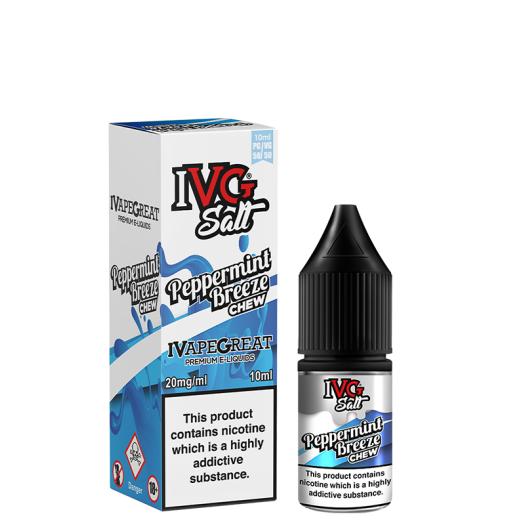 PEPPERMINT BREEZE I VG SALT 10 ml - 10 mg y 20 mg - Líquido con SALES DE NICOTINA