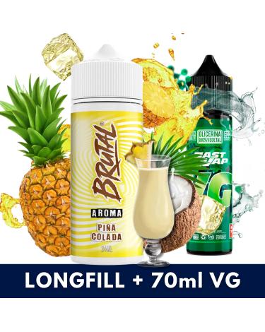 Piña Colada 24ml/120 (Longfill) Just Juice Brutal + 70ml VG Fast