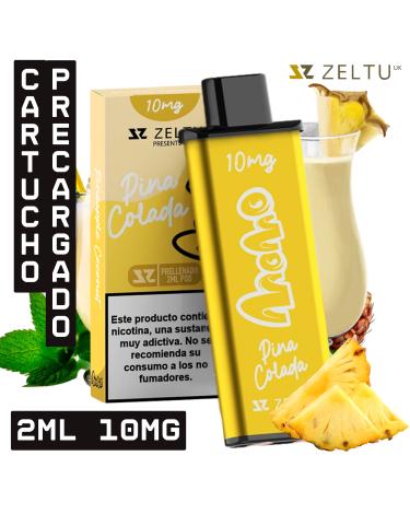 Piña Colada Cartucho Precargado con Líquido ZELTU X³