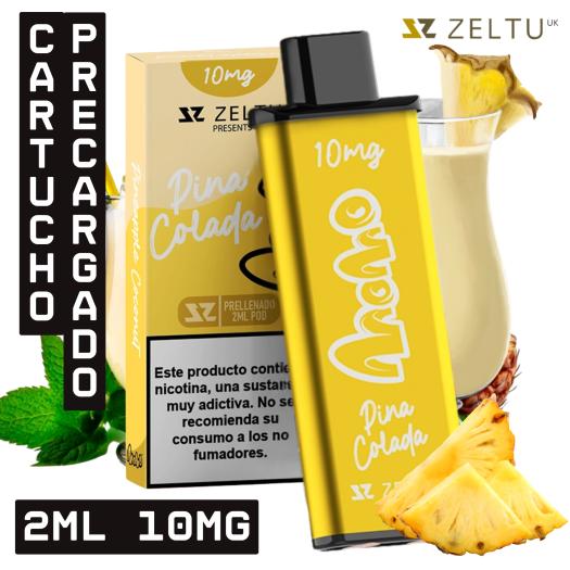 Piña Colada Cartucho Precargado con Líquido ZELTU X³