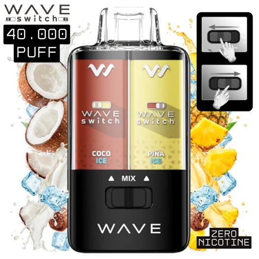 Piña Ice Coco Ice 40.000 Puffs Bud Vape Wave Switch | Desechable |