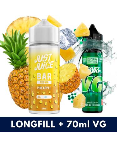 Pineapple 24ml/120 (Longfill) Just Juice Bar + 70ml VG Fast