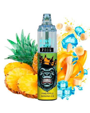 Pineapple Banana ice 7000 puffs - KING PUFF v2 - SIN NICOTINA