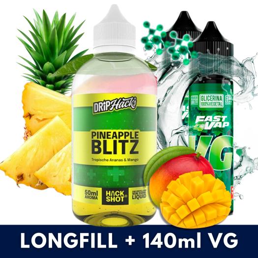 Pineapple Blitz 50ml/250 Aroma (Longfill) Drip Hacks + 140ml VG Fast
