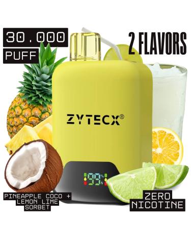 Pineapple Coco + Lemon Lime Sorbet | MAGIC DUO Desechable | 30000 PUFFS Sin Nicotina |