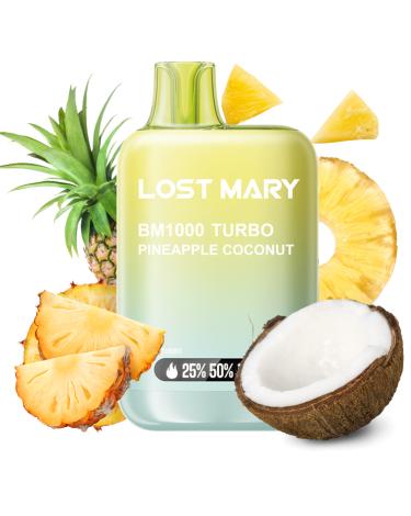 Pineapple Coconut BM1000 Turbo Lost Mary by ElfBar 20mg