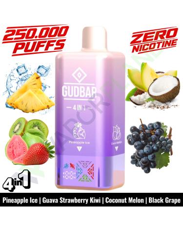 PINEAPPLE ICE Desechable 4in1 | 250.000 Puff | GUDBAR V2 (SIN NICOTINA)