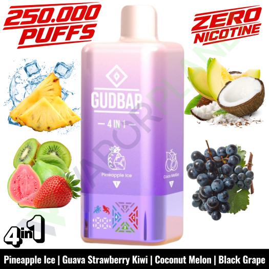 PINEAPPLE ICE Desechable 4in1 | 250.000 Puff | GUDBAR V2 (SIN NICOTINA)