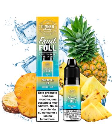 Pineapple Ice Dinner Lady Salts Fruit Full 10ml