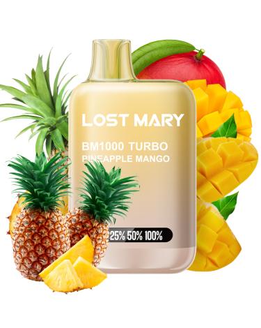 Pineapple Mango BM1000 Turbo Lost Mary by ElfBar 20mg