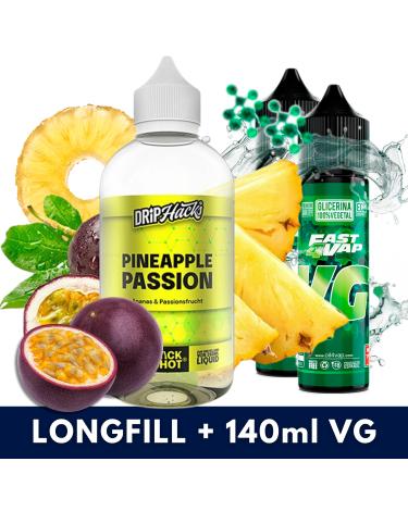 Pineapple Passion 50ml/250 Aroma (Longfill) Drip Hacks + 140ml VG Fast