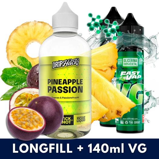 Pineapple Passion 50ml/250 Aroma (Longfill) Drip Hacks + 140ml VG Fast Pineapple Passion 50ml/250 Aroma (Longfill) Drip Hacks + 140ml VG Fast