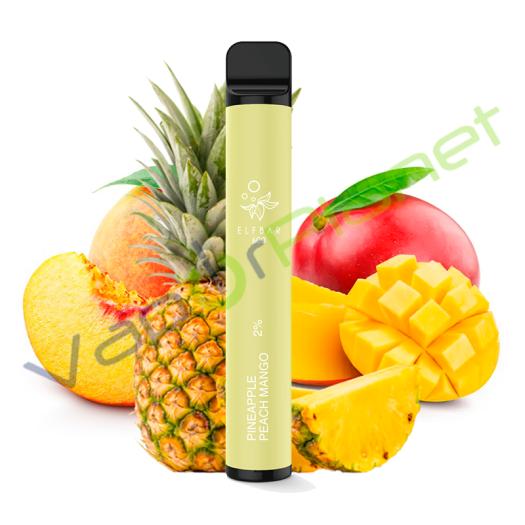 PINEAPPLE PEACH MANGO Elf Bar Pod System 20mg Salt - Desechable PINEAPPLE PEACH MANGO Elf Bar Pod System 20mg Salt - Desechable