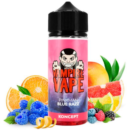 Pinkman Blue Razz 100ml + Nicokits - Vampire Vape