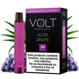 Pod Desechable Aloe Grape 600puffs 20mg - Volt Pocket