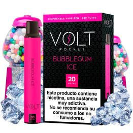 Pod Desechable Bubblegum Ice 600puffs 20mg - Volt Pocket