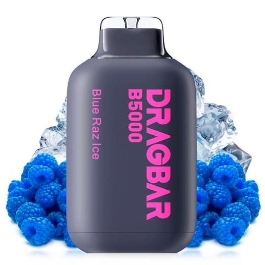 Pod desechable Dragbar B5000 Blue Raz Ice 5000puffs - by Zovoo