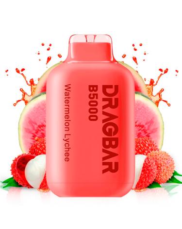 Pod desechable Dragbar B5000 Watermelon Lychee 5000puffs - by Zovoo