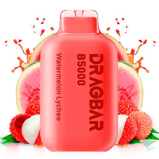 Pod desechable Dragbar B5000 Watermelon Lychee 5000puffs - by Zovoo