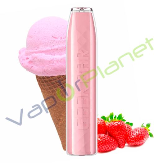 Pod desechable Geek Bar 2ml 20mg STRAWBERRY ICE CREAM - 550 caladas