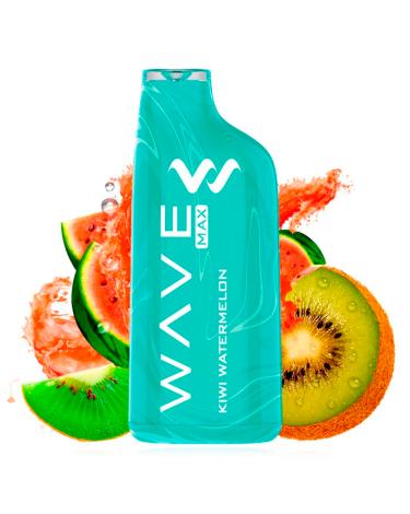 Pod Desechable Kiwi Watermelon 8000 Puffs - Bud Vape Wave Max