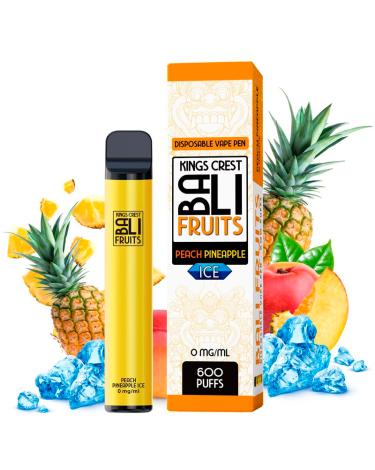Pod Desechable Peach Pineapple Ice 20mg - Bali Fruits by Kings Crest