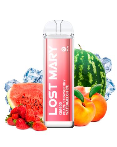 Pod Desechable Peach Strawberry Watermelon Ice 600puffs - Lost Mary QM600 20mg