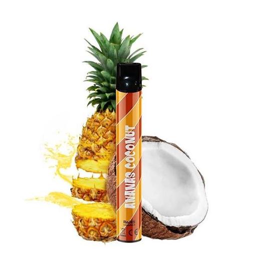 Pod Desechable Piña y Coco 600 puffs - Wpuff y Liquideo Pod Desechable Piña y Coco 600 puffs - Wpuff y Liquideo